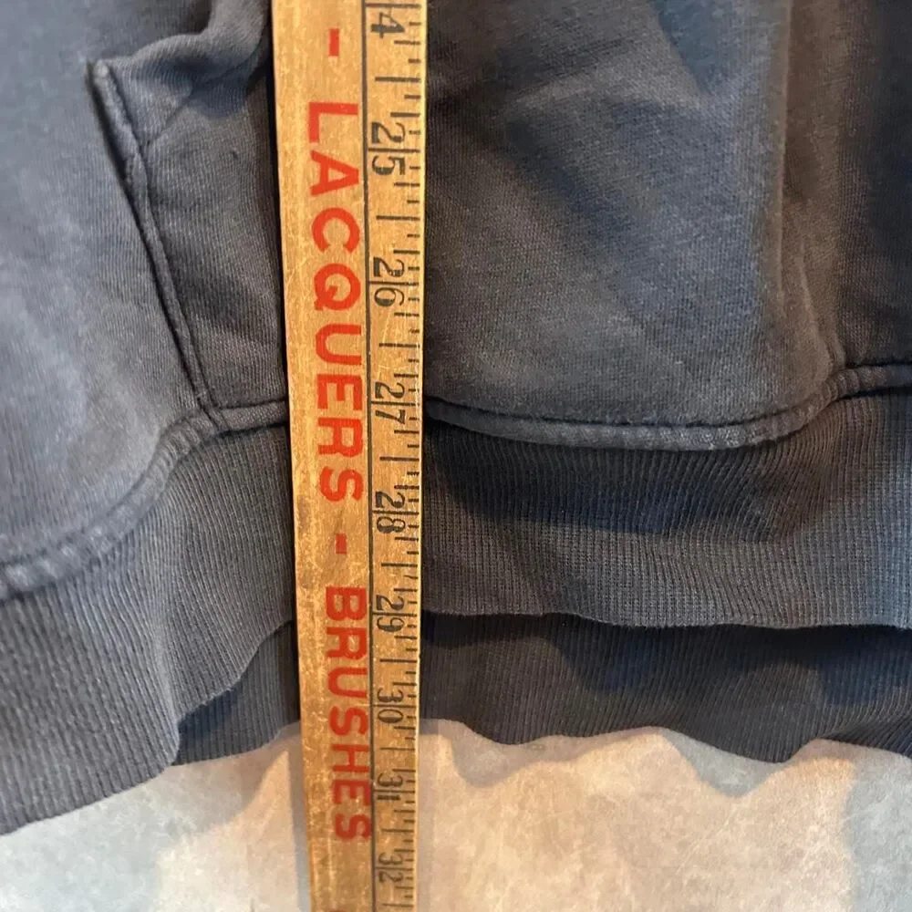 Adidas Men's Grey and Black Hoodie